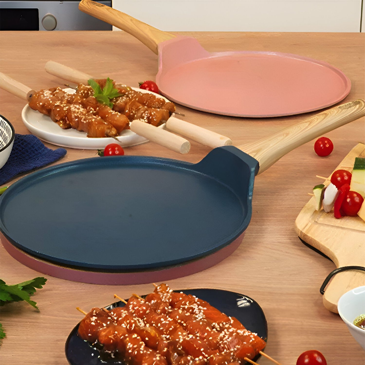 Poêle plancha crêpière 26cm myrtille Cookut