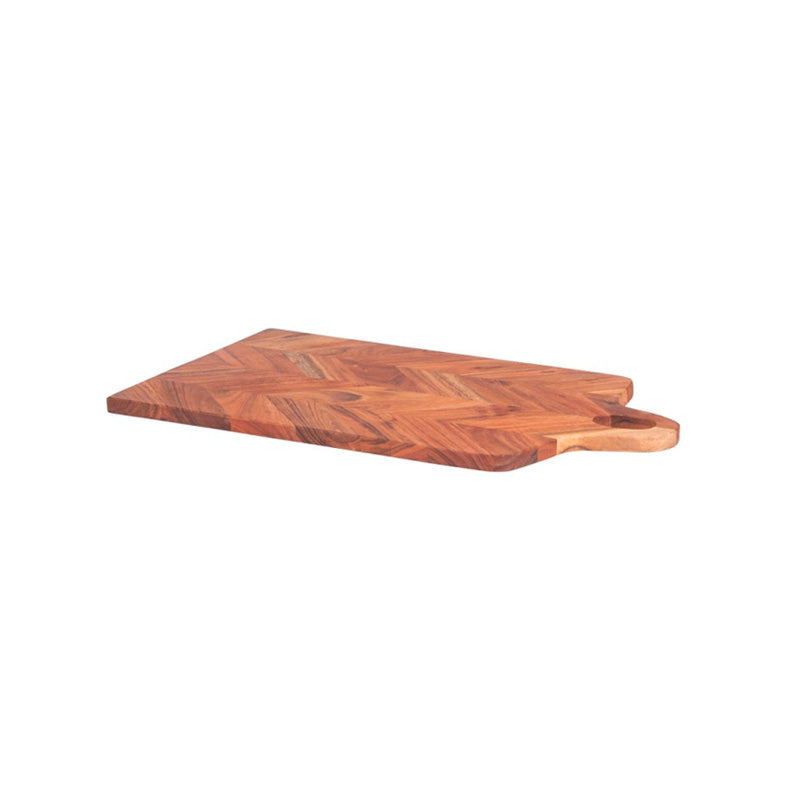 Planche à découper en bois chevron 30x15cm Table Passion