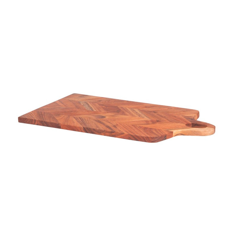 Planche à découper en bois chevron 50x30cm Table Passion