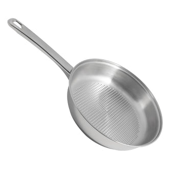 Poêle à fond grill en inox 26cm Artame