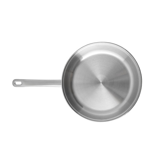 Poêle à fond lisse en inox 26cm Artame