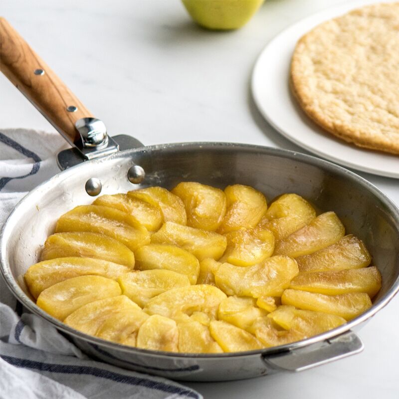 Poêle inox 28cm Casteline Cristel