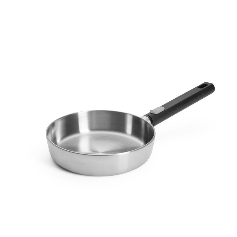 Poêle inox manche amovible 20cm Logic Woll