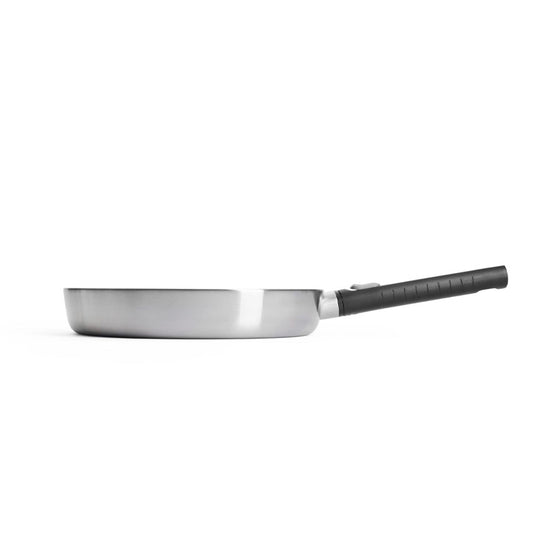 Poêle inox manche amovible 28cm Logic Woll