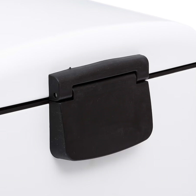 Poubelle rectangulaire 30L Blanche