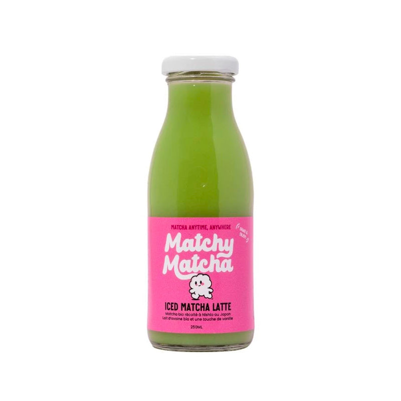 Boisson Matcha Iced Latte à l'avoine 250ml Matchy Matcha