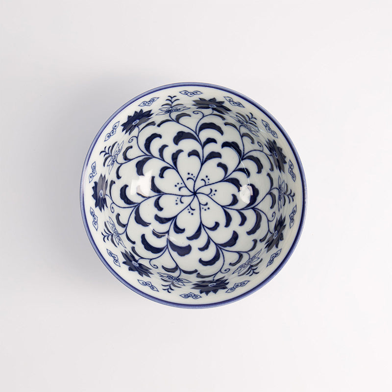 Bol porcelaine bleu 400ml Botan Tokyo Design