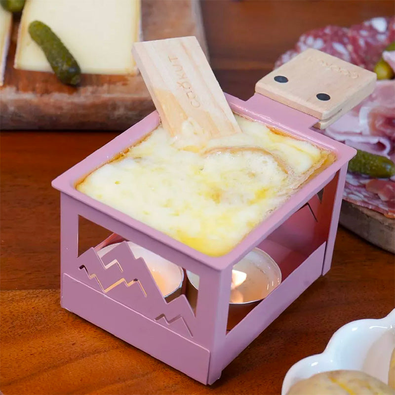Raclette à la bougie rose Yeti Cookut