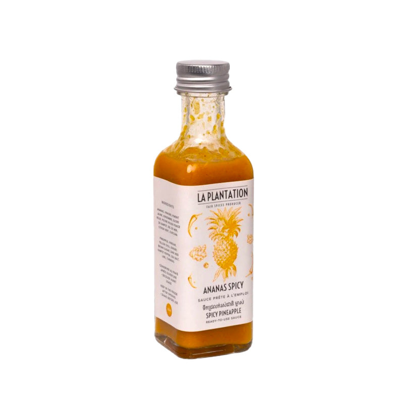 Sauce ananas spicy 100ml La Plantation