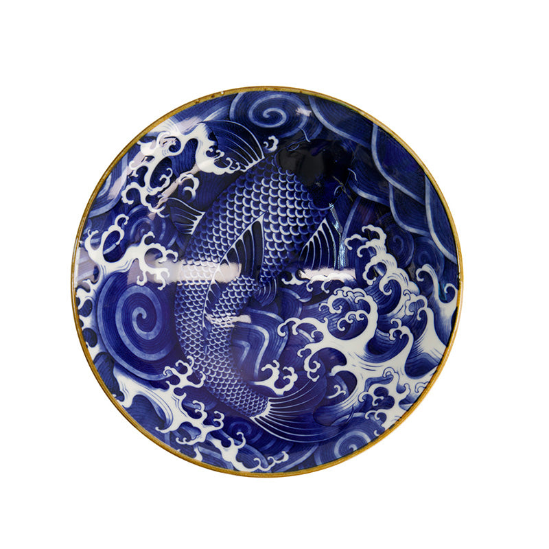 Saladier Japonism carpe bleue 1,6L