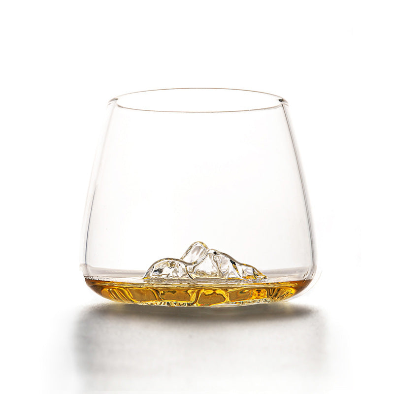 Set 2 verres à whisky Everest et Mont Blanc 350ml Topographic Alaskan Maker
