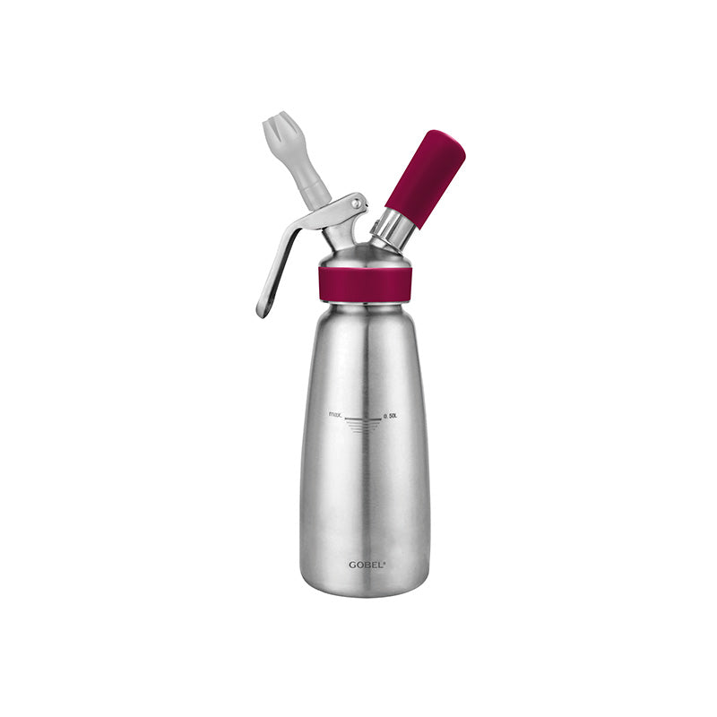 Siphon professionnel en inox 0,5L Gobel