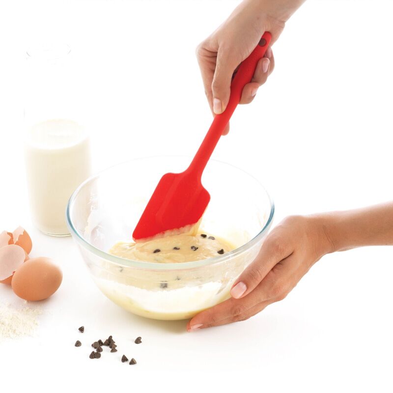 Spatule silicone rouge