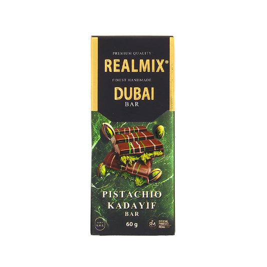 Tablette de chocolat au lait Dubai 60g RealMix