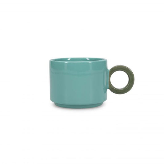 Tasse en grès 28cl bleu Lou Ona