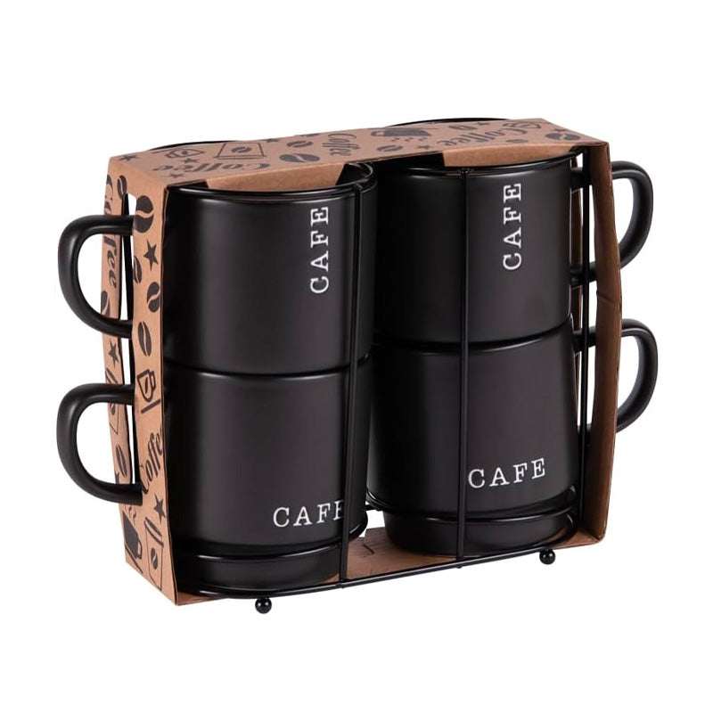 Tour de 4 mugs à café 39cl