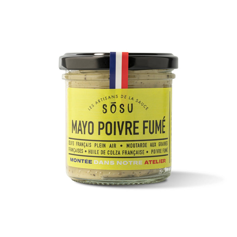 Sauce mayonnaise poivre fumé 140g Sosu