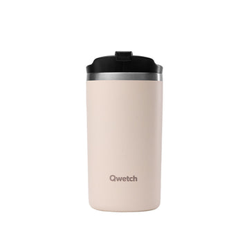 Mug isotherme en inox 350ml sable Travel Mug Qwetch