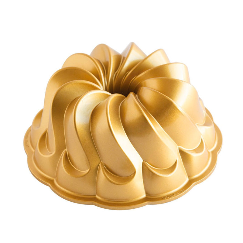 Moule à gâteau Bundt Pirouette Gold Nordic Ware