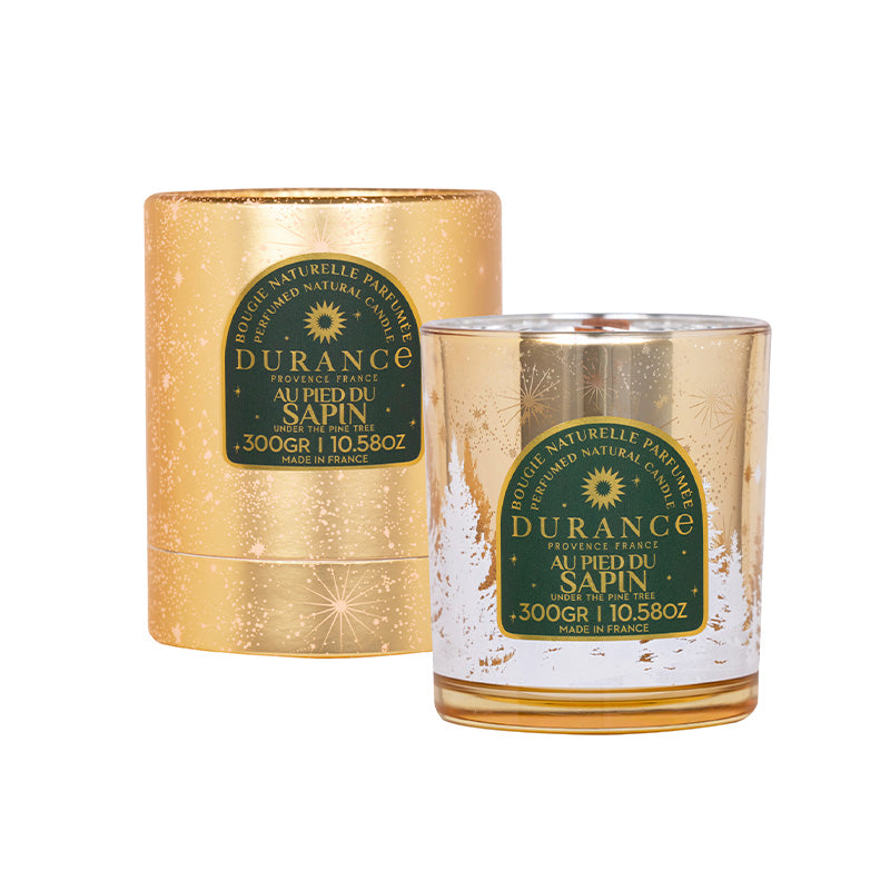 Bougie naturelle parfumée Au Pied Du Sapin 300gr Durance