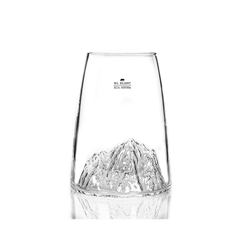 Verre à eau design Mont Blanc 450ml Topographic Alaskan Maker