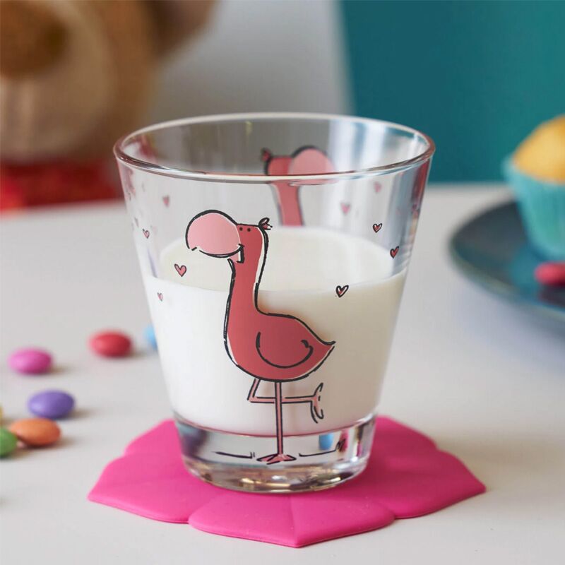 Verre Bambini Flamant rose 21cl
