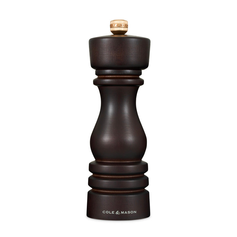 Moulin à poivre 18 cm chocolat London Cole and Mason
