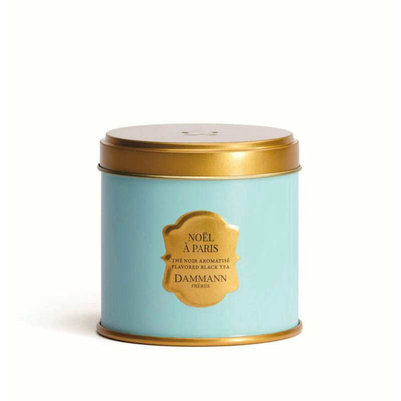 Boite de thé noir 100g Noël à Paris Dammann