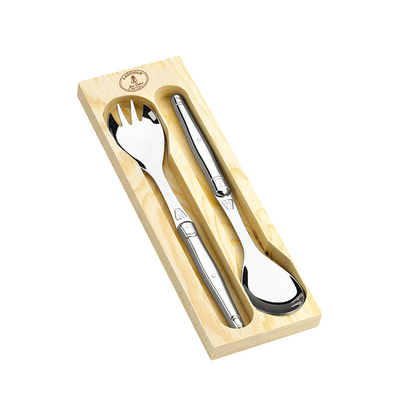 Couverts à salade en inox Jean Dubost