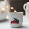 Mug Driving home for christmas blanc en porcelaine 300ml Sogne