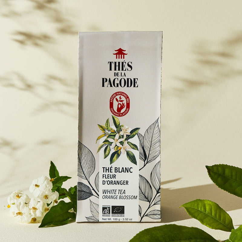 Thé blanc fleur d'oranger bio 100g Thés de la Pagode