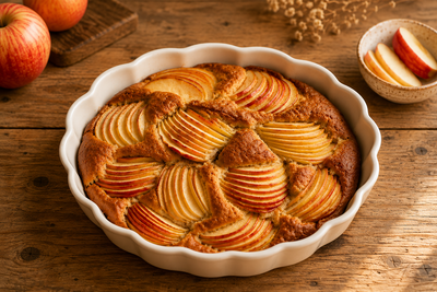 Gâteau moelleux aux pommes