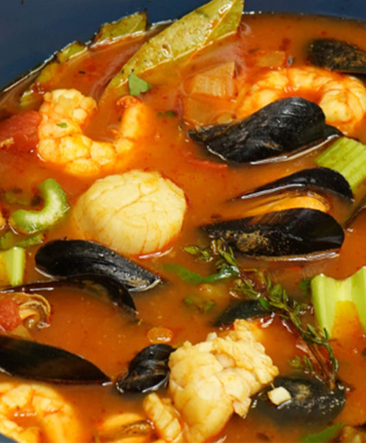 Cocotte de la mer façon bouillabaisse