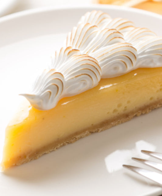 Tarte mangue passion meringuée