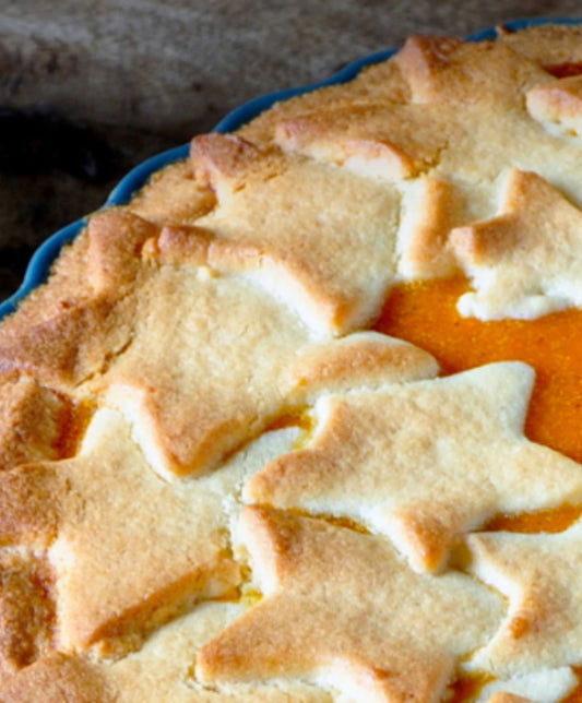 Tourte sucrée à la patate douce et à la vanille