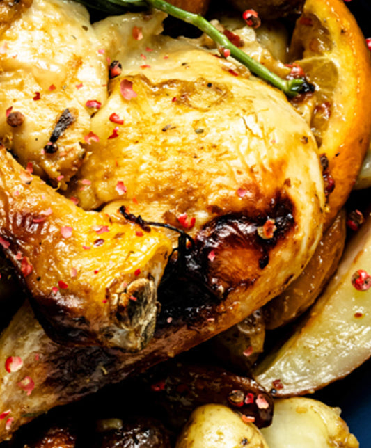 Poulet citron et thym