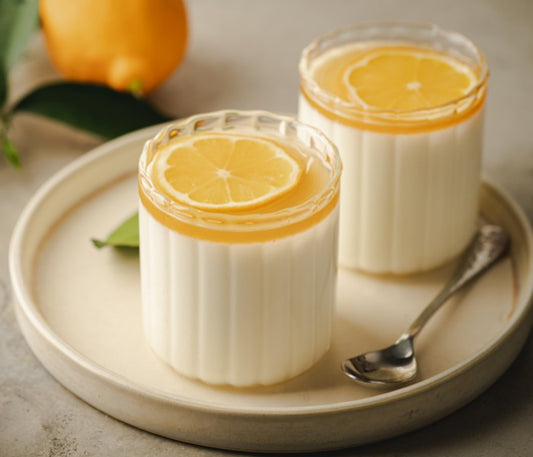 Panna cotta au lemon curd
