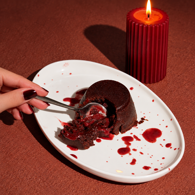 Coulant au chocolat cœur sanglant