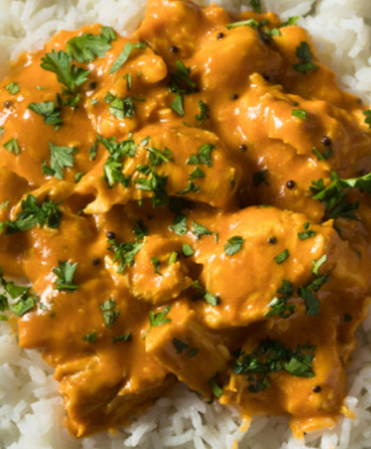 Poulet au curry et lait de coco