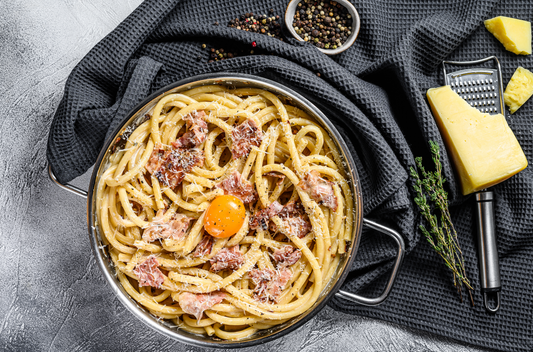 Véritables pâtes carbonara