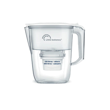 Carafe filtrante blanche de 1,2L Little Balance