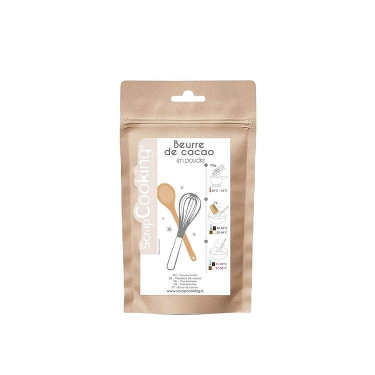 Beurre de cacao en poudre 80g Scrapcooking