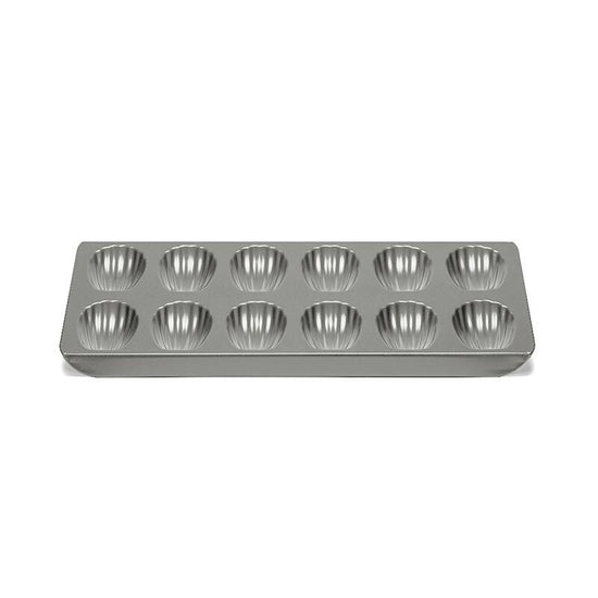 Moule acier revêtu 12 madeleines