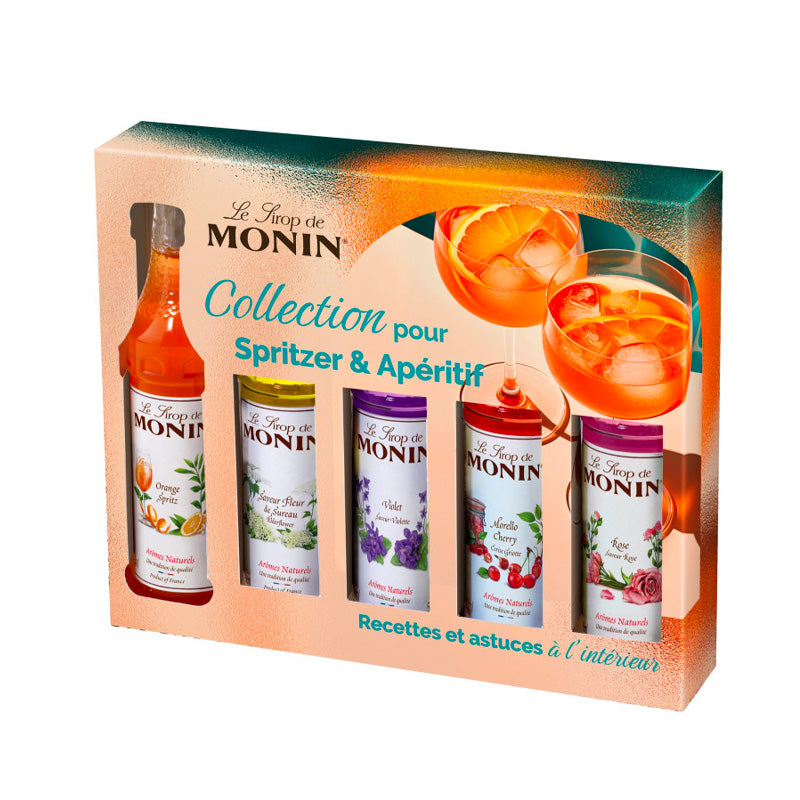 Coffret 5 sirops Spritzer et Apéritif Monin