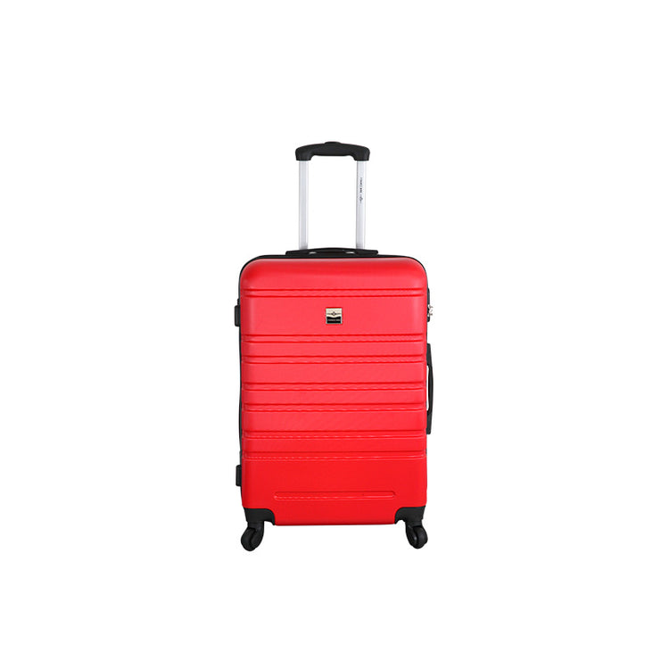 Valise cabine 4 roues ABS Rouge France bag