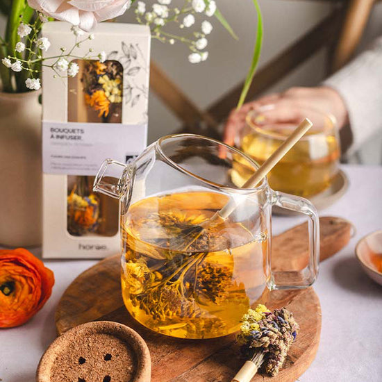 2 bouquets à infuser fleurs des champs bio