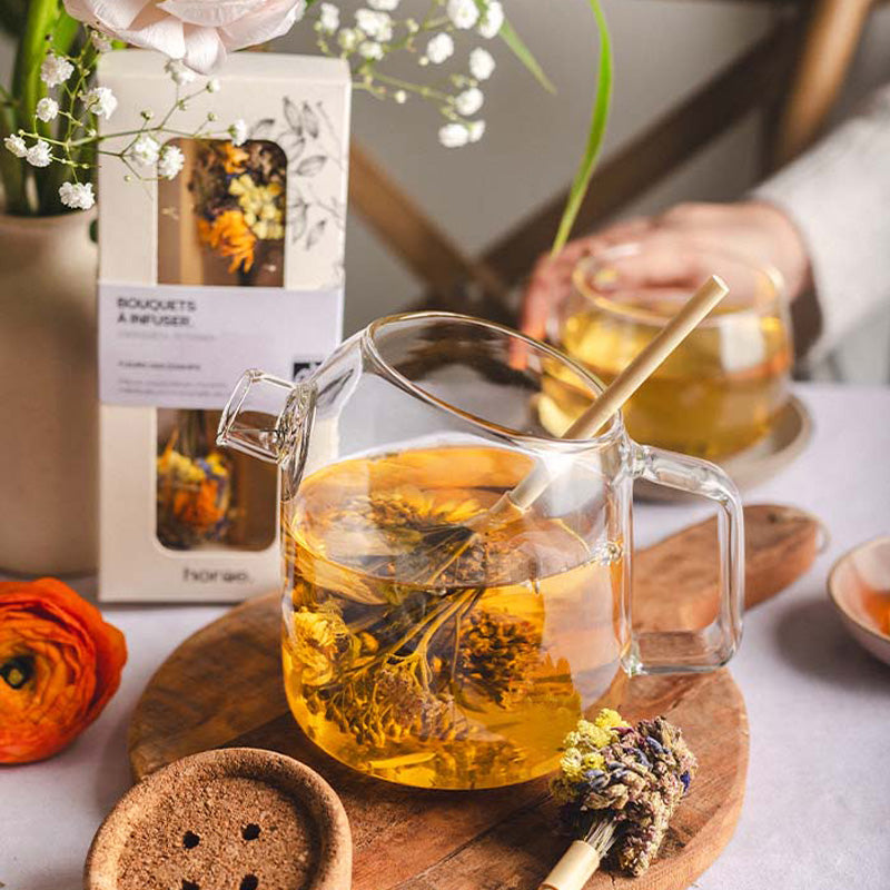 2 bouquets à infuser fleurs des champs bio
