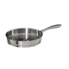 Sauteuse en inox de 28cm avec couvercle Resilience Five