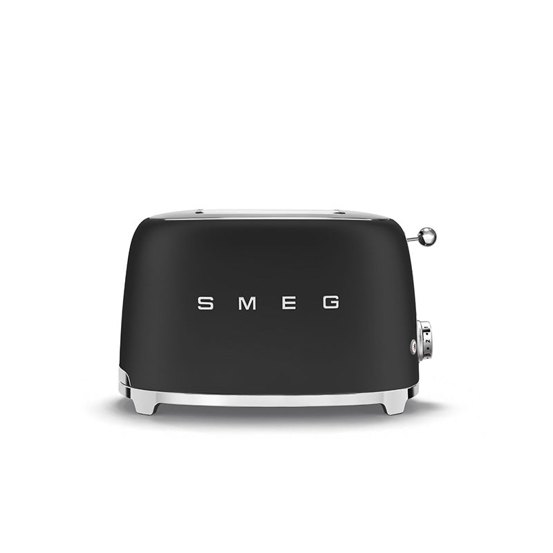 Grille-pain 2 tranches Noir Mat Années 50 Smeg