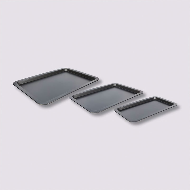 3 plaques de cuisson acier
